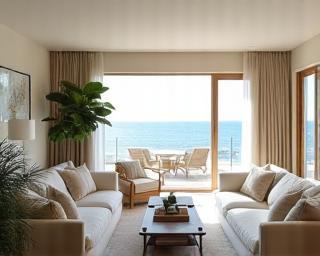 Coastal Living Interiors project interior for client Emma Thompson in Brighton